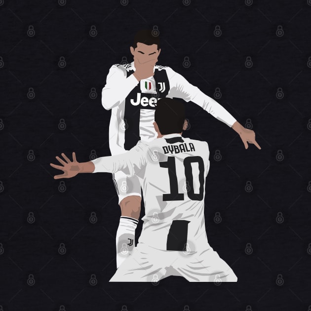 Cristiano Ronaldo Paulo Dybala Juve by Hevding